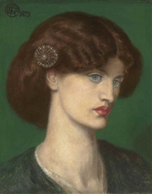 BEATRICE: A PORTRAIT OF JANE MORRIS by Dante Gabriel Rossetti